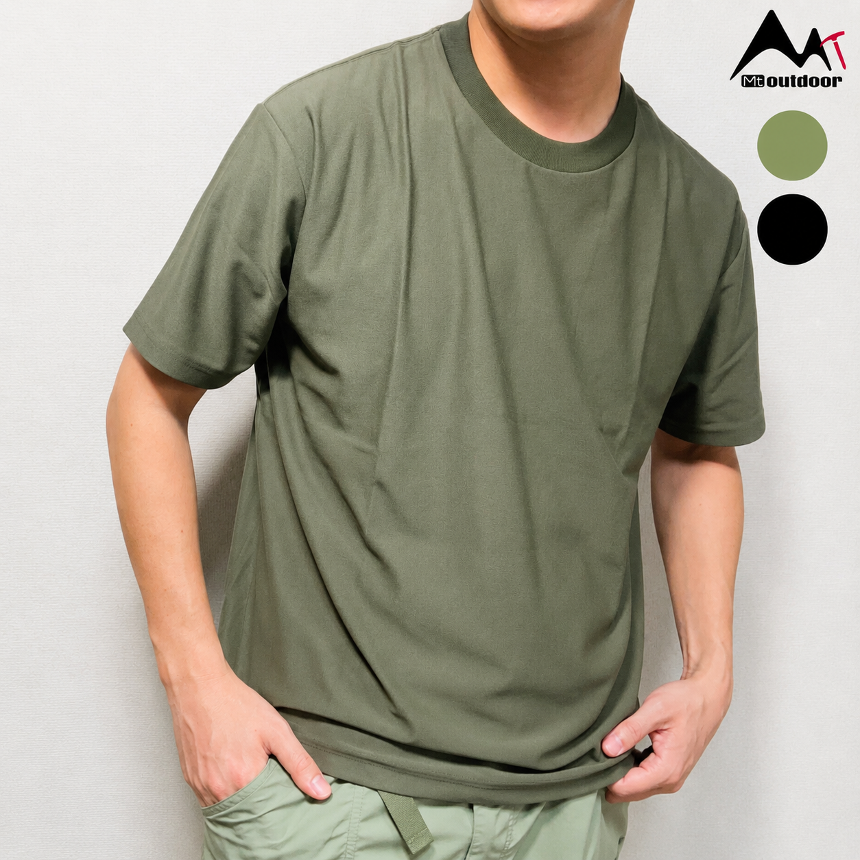 &+アクティブエコナイロンTシャツ